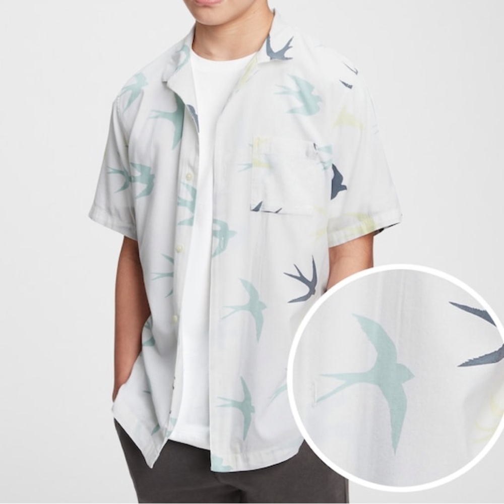 Short Sleeve Button down Shirt